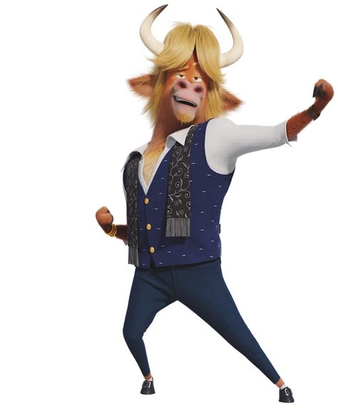 The bull is an unnamed male bull who works as a loan officer at SFJ Bank in Sing. . Who plays the bull in sing 2